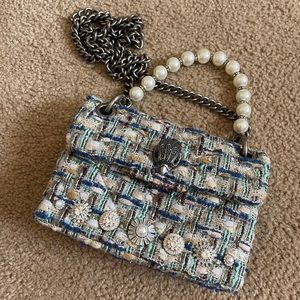 Kurt Geiger Mini Kensington Tweed Bag